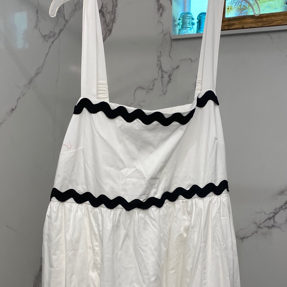 Torrid White and Black Dress